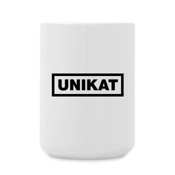 Echtes Unikat - Große Tasse 440 ml - Weiß - Vorne