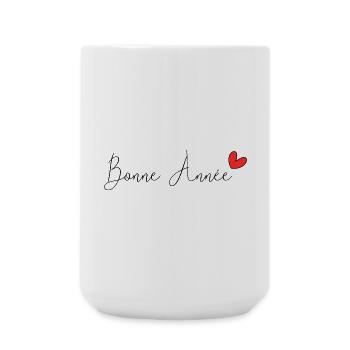 NOËL. ANNEE. ANNIVERSAIRE. RETRAITE. PAPA. MAMAM. - Grande tasse 440 ml - blanc - Devant