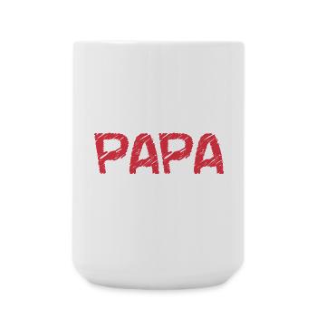 CHRISTMAS. YEAR. ANNIVERSARY. RETIREMENT. DAD. MAMAM. - Large Mug 440 ml - white - Front