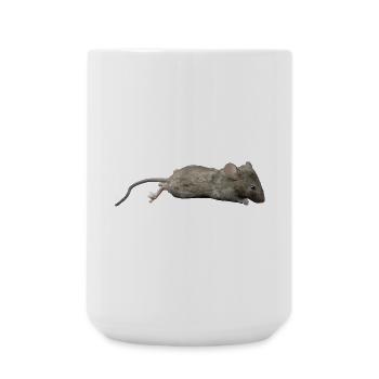 Maus - Große Tasse 440 ml - Weiß - Vorne