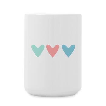 VALENTINSTAG. Junggesellinnenabschied. ICH LIEBE DICH. ICH LIEBE DICH. LIEBE - Große Tasse 440 ml - Weiß - Vorne