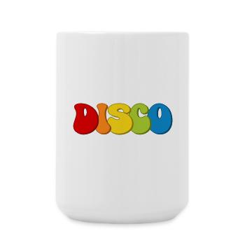 Disco - Große Tasse 440 ml - Weiß - Vorne