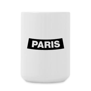 Paris Chapter Element (Bachelor Party MC Rocker Design) - Large Mug 440 ml - white - Front