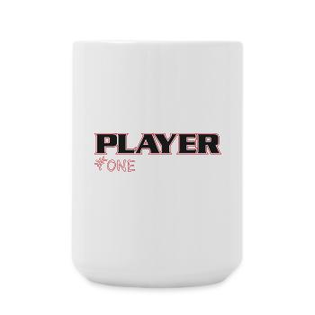 NERDY forever - JOUEUR #ONE - Grande tasse 440 ml - blanc - Devant