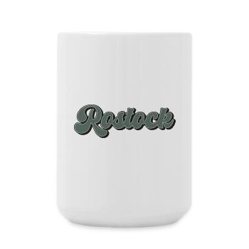 Rostock - Große Tasse 440 ml - Weiß - Vorne