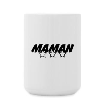 Maman d'Amour - Muttertag - Große Tasse 440 ml - Weiß - Vorne