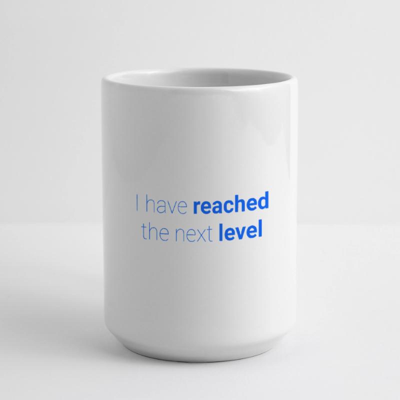 Abstract contrast pattern for self-expression Large Mug 440 ml