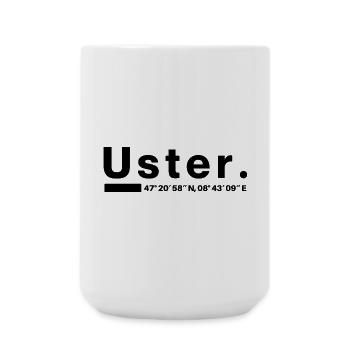 Coordonnées Uster Zurich - Grande tasse 440 ml - blanc - Devant