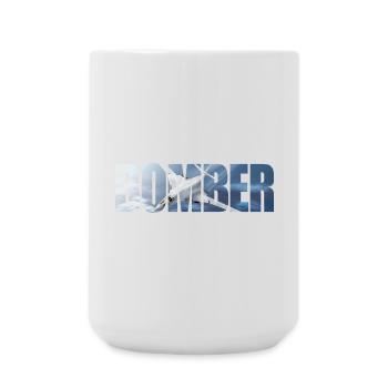 Bomber Tu-160 - Große Tasse 440 ml - Weiß - Vorne