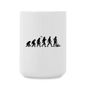 Evolution - Jardinier - Jardin - Jardinage - Grande tasse 440 ml - blanc - Devant