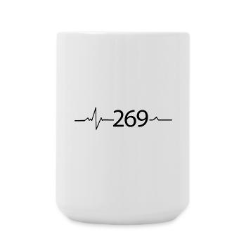 269 - RESPECT LIFE - Große Tasse 440 ml - Weiß - Vorne