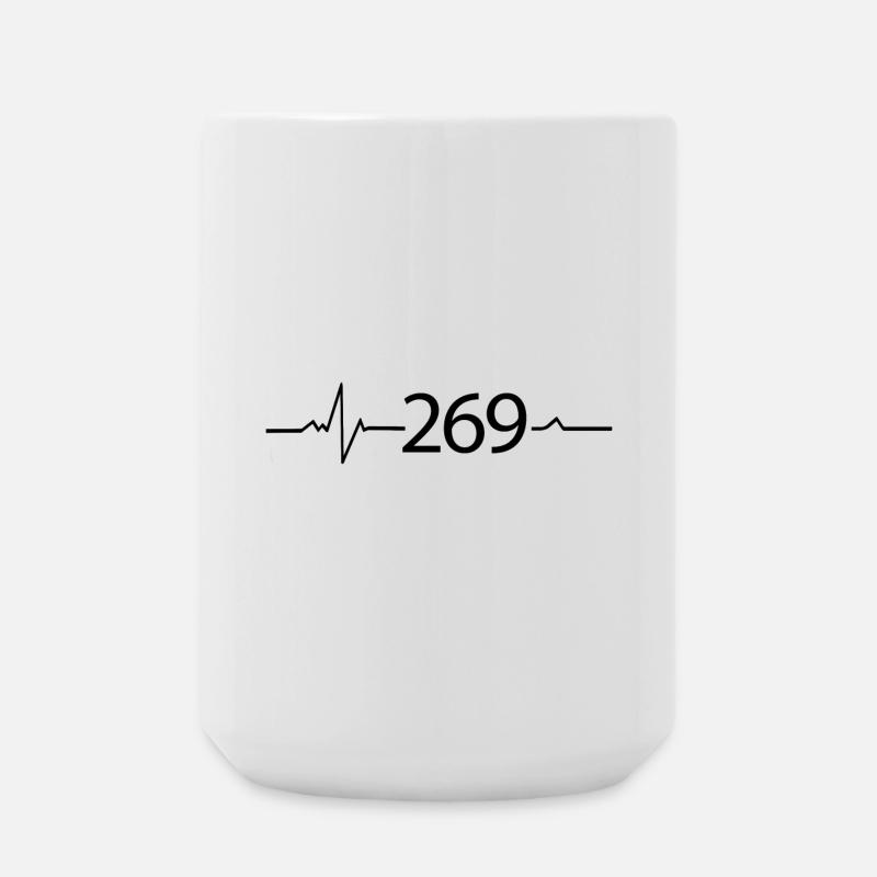 269 - RESPECT LIFE - Große Tasse 440 ml - Weiß