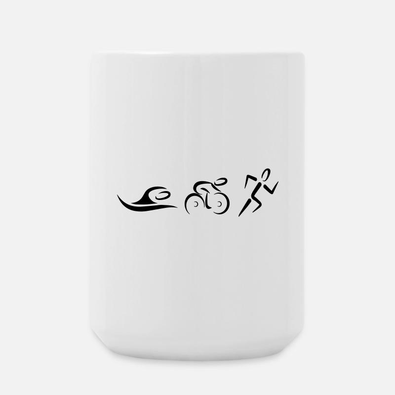 Triathlon - Grande tasse 440 ml - blanc