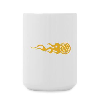 Volleyball - Large Mug 440 ml - white - Front