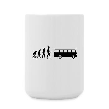 Bus / Busfahrer / Arbeit / Job - Große Tasse 440 ml - Weiß - Vorne