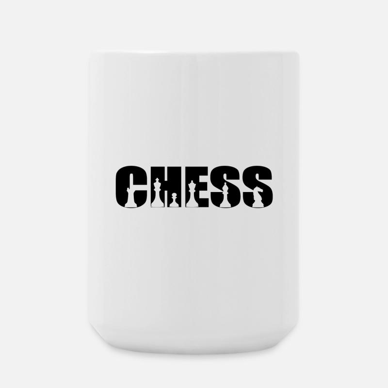 Chess - Große Tasse 440 ml - Weiß