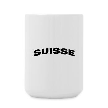 Schweiz - Große Tasse 440 ml - Weiß - Vorne