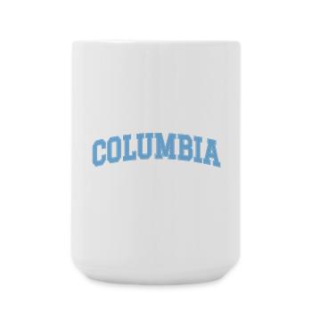 Columbia – Classic College Design - Large Mug 440 ml - white - Front