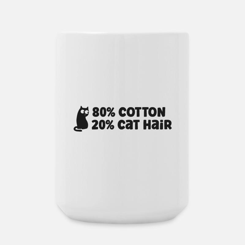 Katze Katzen - Große Tasse 440 ml - Weiß