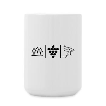 Pure nature - Large Mug 440 ml - white - Front