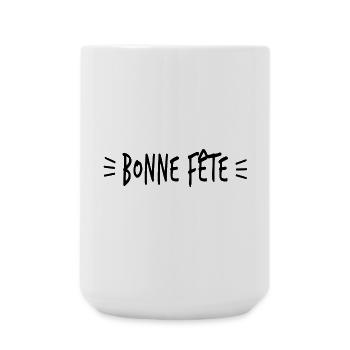 OMA. MUTTERTAG. ALLES GUTE ZUM OMA-TAG. ICH LIEBE DICH - Große Tasse 440 ml - Weiß - Vorne