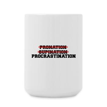 Procrastination - Grande tasse 440 ml - blanc - Devant
