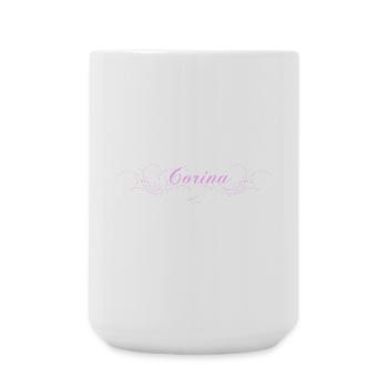 Corina - Large Mug 440 ml - white - Front