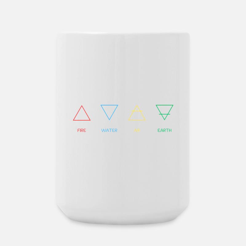 Quatre Éléments - Grande tasse 440 ml - blanc