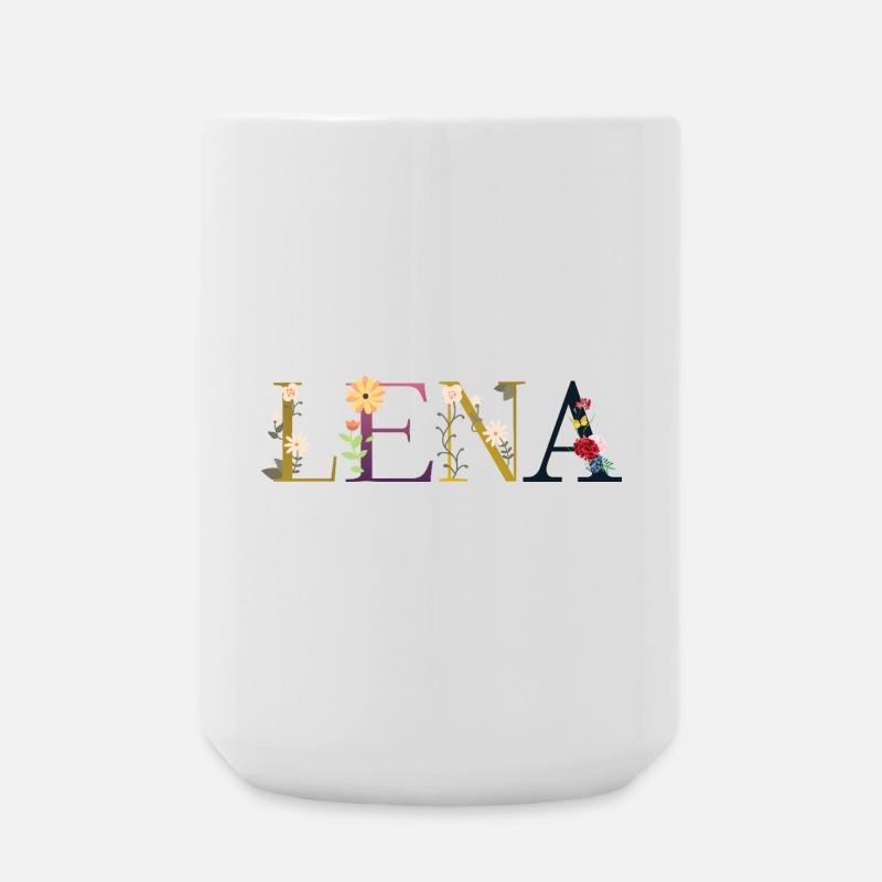 Lena - Große Tasse 440 ml - Weiß