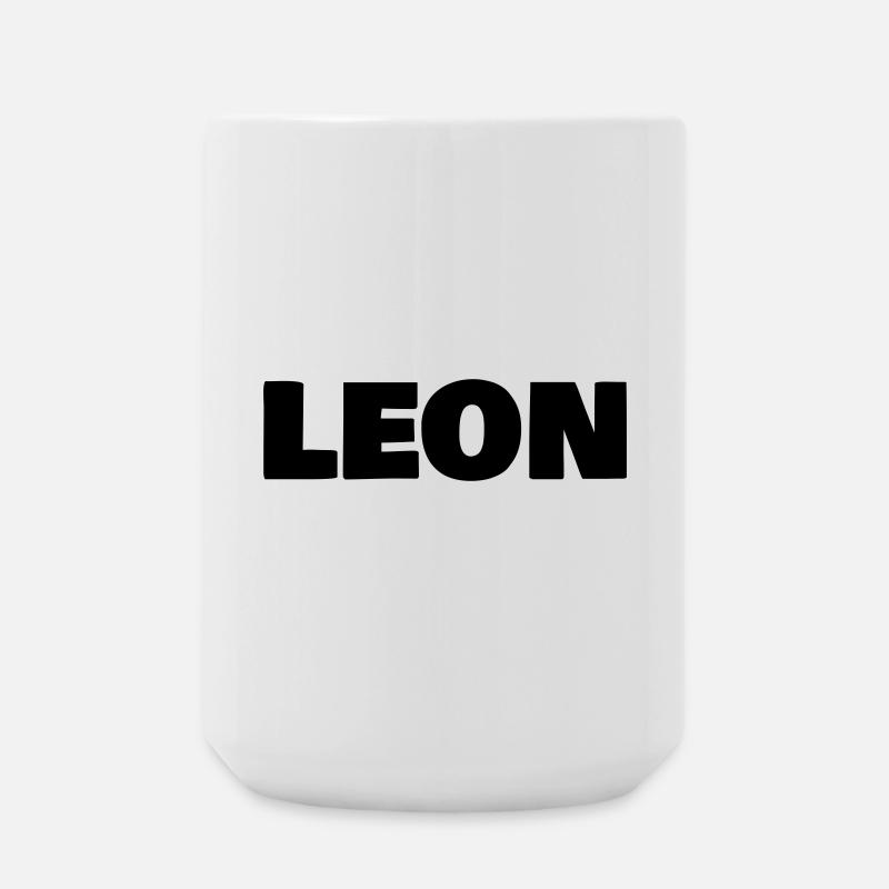 Leon - Große Tasse 440 ml - Weiß