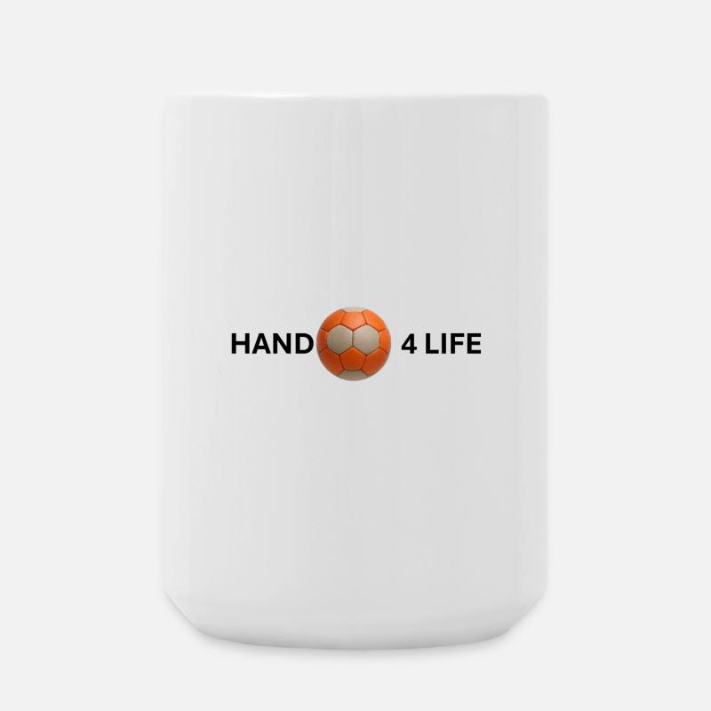 HANDBALL 4 LIFE - Große Tasse 440 ml - Weiß
