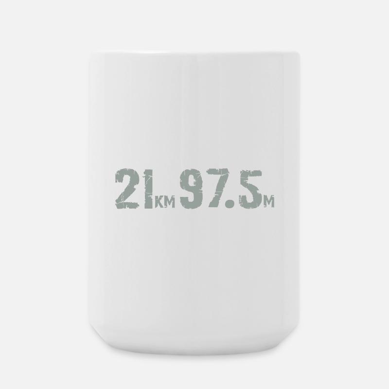 21957km - Große Tasse 440 ml - Weiß