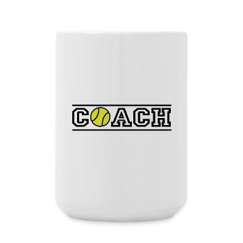 Tennis Coach - Large Mug 440 ml - white - Front