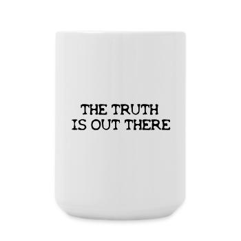 the Truth is out there - Grande tasse 440 ml - blanc - Devant