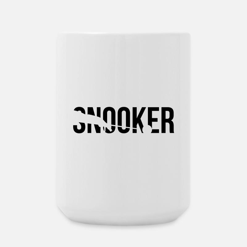 snooker - Large Mug 440 ml - white