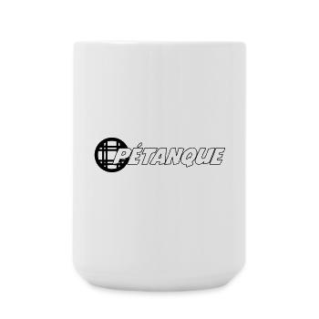 Pétanque - Große Tasse 440 ml - Weiß - Vorne