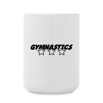 Gymnastics - Große Tasse 440 ml - Weiß - Vorne