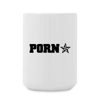 porn star - Large Mug 440 ml - white - Front