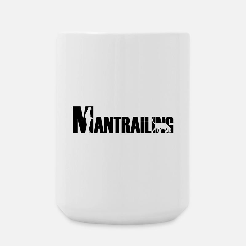 Mantrailing Bloodhound - Große Tasse 440 ml - Weiß