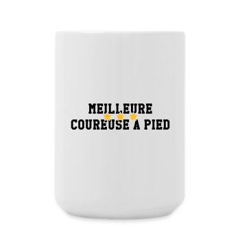 Laufen / Running / Jogging / Joggen / Marathon - Große Tasse 440 ml - Weiß - Vorne