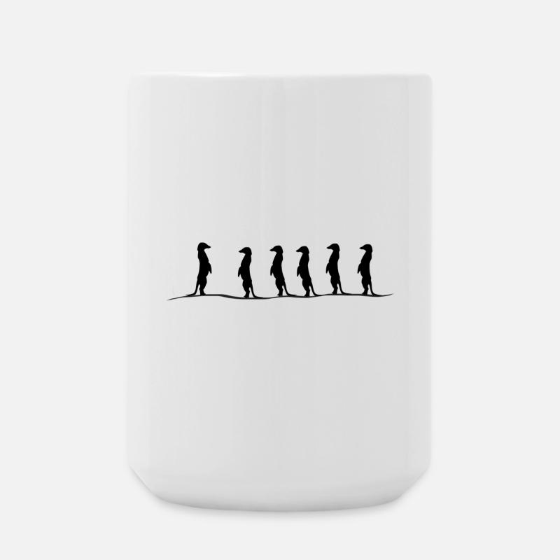Erdmaennchen group - Large Mug 440 ml - white
