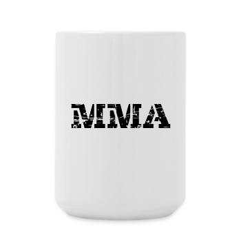 MMA - Große Tasse 440 ml - Weiß - Vorne