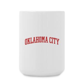Oklahoma City - Large Mug 440 ml - white - Front