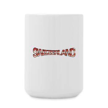 SWITZERLAND CLAIM - Large Mug 440 ml - white - Front
