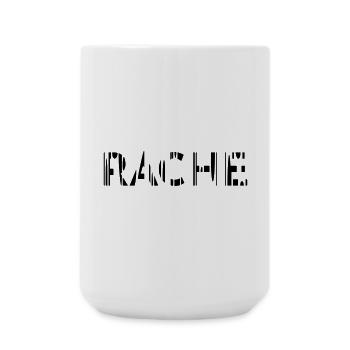 Rache - Große Tasse 440 ml - Weiß - Vorne