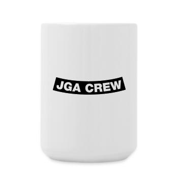 Bachelor Party Crew Element Bottom (MC Rocker Cowl Design) - Large Mug 440 ml - white - Front