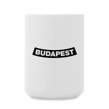 Budapest Chapter Element (JGA MC-Rocker-Design) - Große Tasse 440 ml - Weiß - Vorne