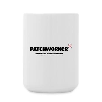 Wir machen aus Chaos Familie - Große Tasse 440 ml - Weiß - Vorne