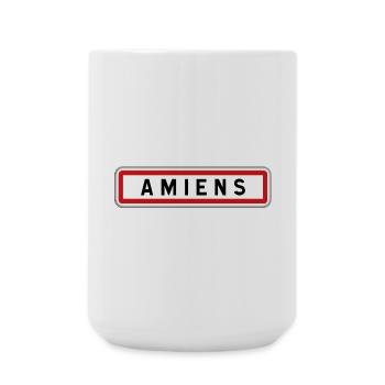 Panneau entrée de ville Amiens - Grande tasse 440 ml - blanc - Devant