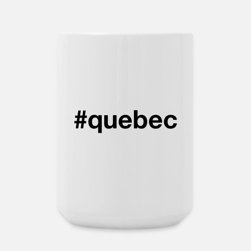 QUÉBEC Canada Kanada Mot-clic - Grande tasse 440 ml - blanc